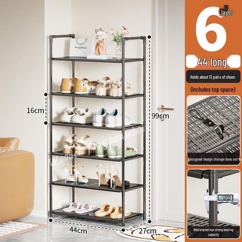 Multi-layer Space-saving Shoe Rack for Dorms and Homes