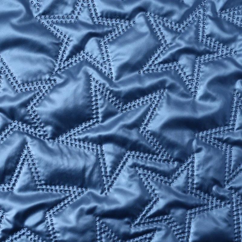 PU Polyester Fabric Waterproof Embossed with Five-pointed Stars Artificial Leather Fabric DIY Sewing Luggage,Clothing,Packaging