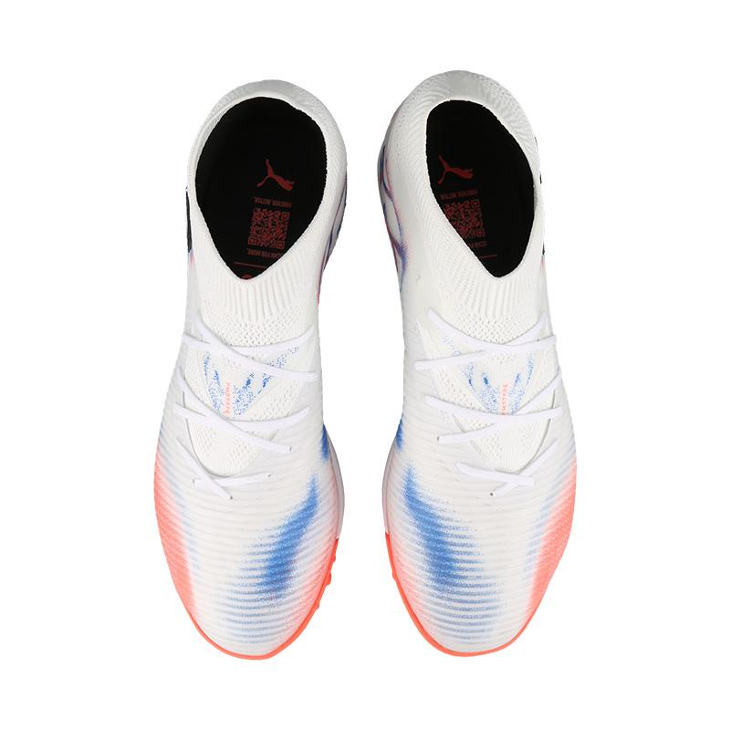 PUMA FUTURE 8 TF Turf Soccer Shoes Unisex White Red 10859201