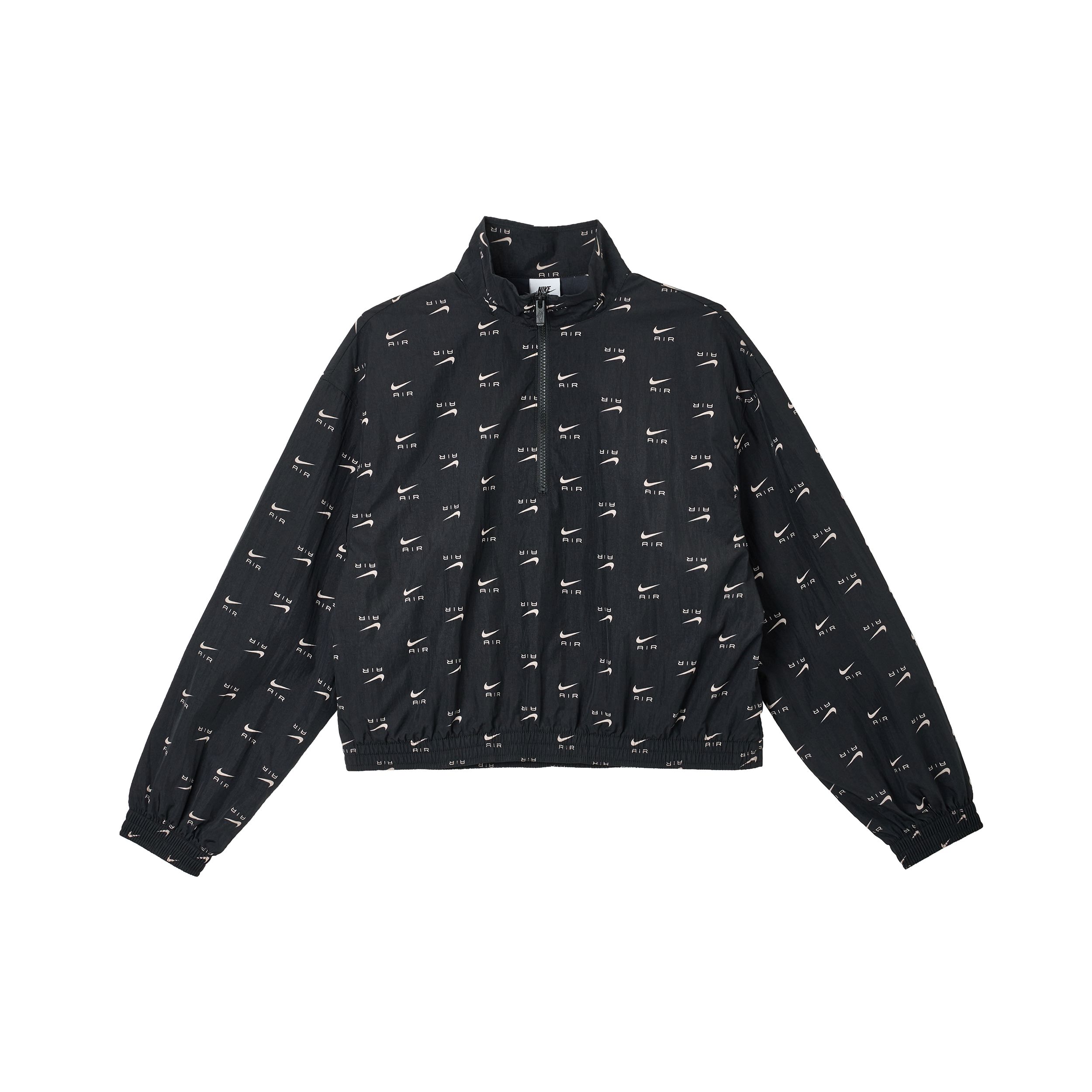 Nike Sportswear Air Black White Women s Woven Cropped Jacket DV8067-010 S