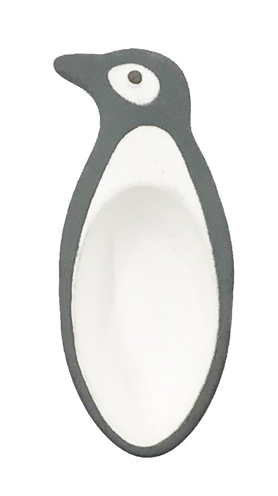 Ishigaki Karari Porous Ceramic Moisture-Absorbing Spoon, Penguin Design, 7.5ml, HO2247