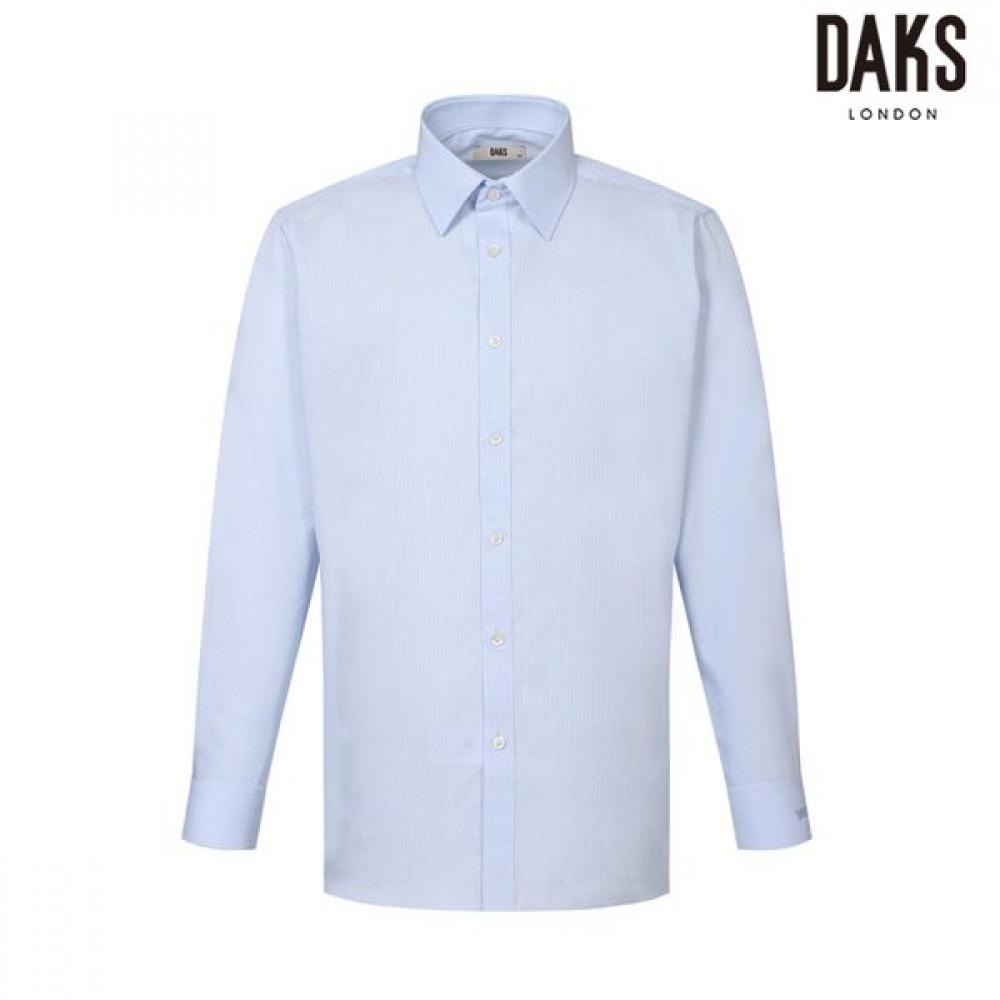 DakS Men S Cotton Blend jerSey Solid Regular Fit dreSS Shirt dmp1Shdl184b1 Blue/95