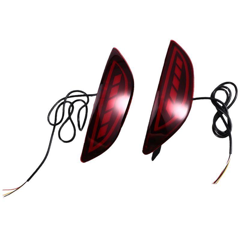 Car LED Rear Bumper Light For Accent Verna Solaris Brio 2008-2015 Tail Reflector Brake Fog Lamp Turn Signal