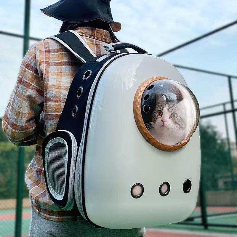 Portable Pet Backpack: Space Capsule for Cats & Dogs
