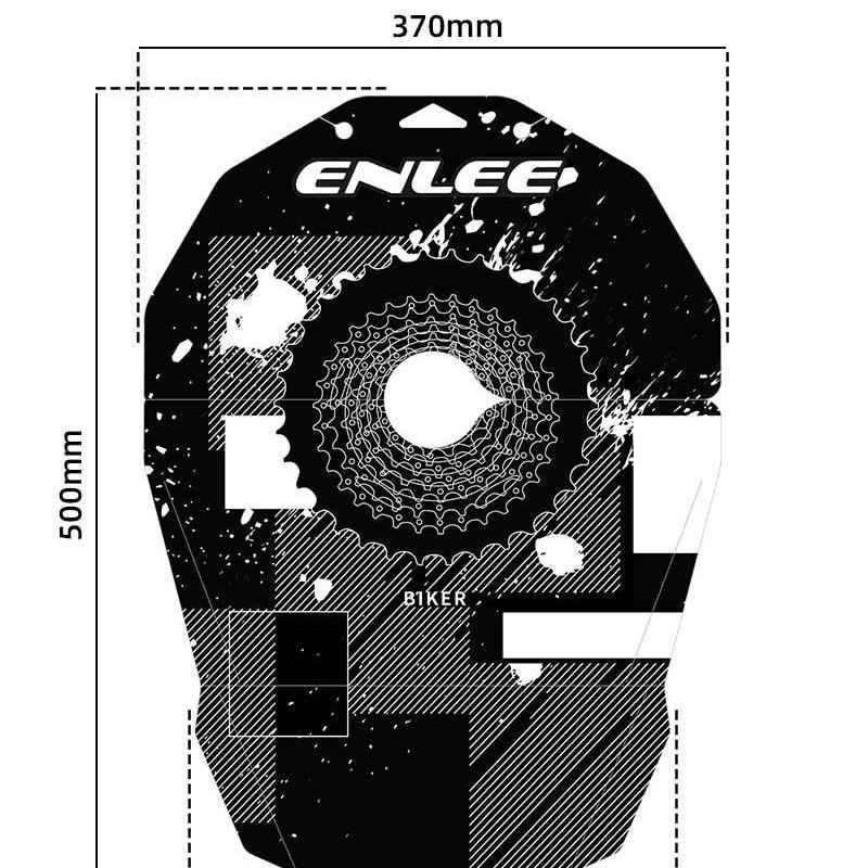 ENLEE Fahrradwaschabdeckung, Fahrradscheiben-Ölschutzplatte, Rennrad-Bremsenreinigungswerkzeug gegen ungewöhnliche Geräusche