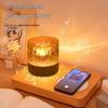 Rotating LED Ripple Atmosphere Lamp Speaker: Bedside Music & Night Light