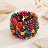 Bead Wooden Bohemian Elastic Bracelet With Round Design Accessories Travel