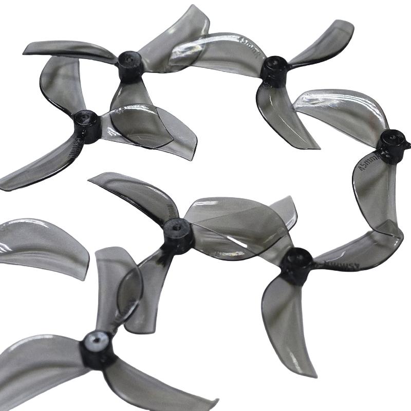 8Pcs Diy Accessories For Rc Fpv Racing Freestyle 1.8Inch Cinewhoop Toothpick Drones 45Mm 3-Blade Pc Propeller 1Mm 1.5Mm