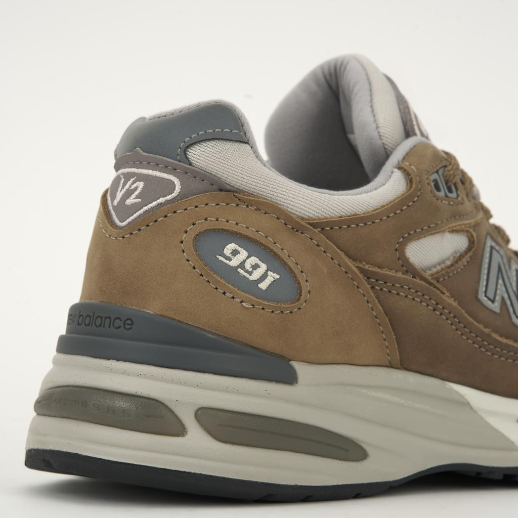 New Balance 991v2 Fabriqué en Angleterre Coco Mocca Baskets Homme Marron U991TB2