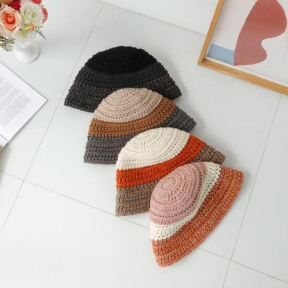 Open Run Women S Chelmei Striped Winter Hat Fw SeaSon