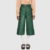 GUCCI Knitted Sweatpants Women's Green Moderate Straight Fit Pants 652118-ZAGLX-3091