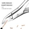 Professional Nail Clipper Nail Scissors Anti-Splash Nails Clippers Stainless Steel Pedicure Tools Deep Into Nail Grooves ZJJ03