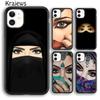 Krajews Muslim Islamic Girls Arabic Hijab Phone Case Cover For iPhone 17 Air 16 15 14 Plus 12 13 Pro Max Fundas
