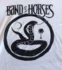 Band of Horses T-Shirt Indie T-Shirt Rock T-Shirt 1 Seite Weiße Farbe KK1178 Unisex T-Shirt