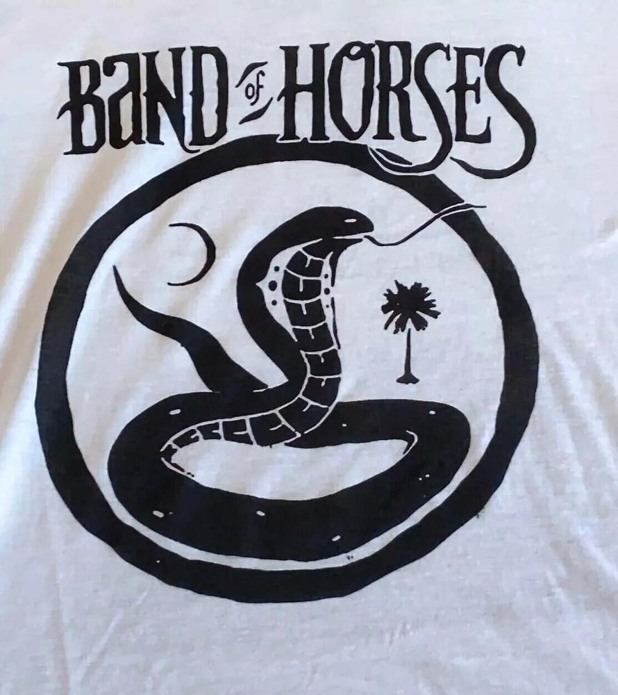 

Band of Horses T Shirt Indie T Shirt Rock T Shirt 1side White Color KK1178 Unisex T-Shirt XXL