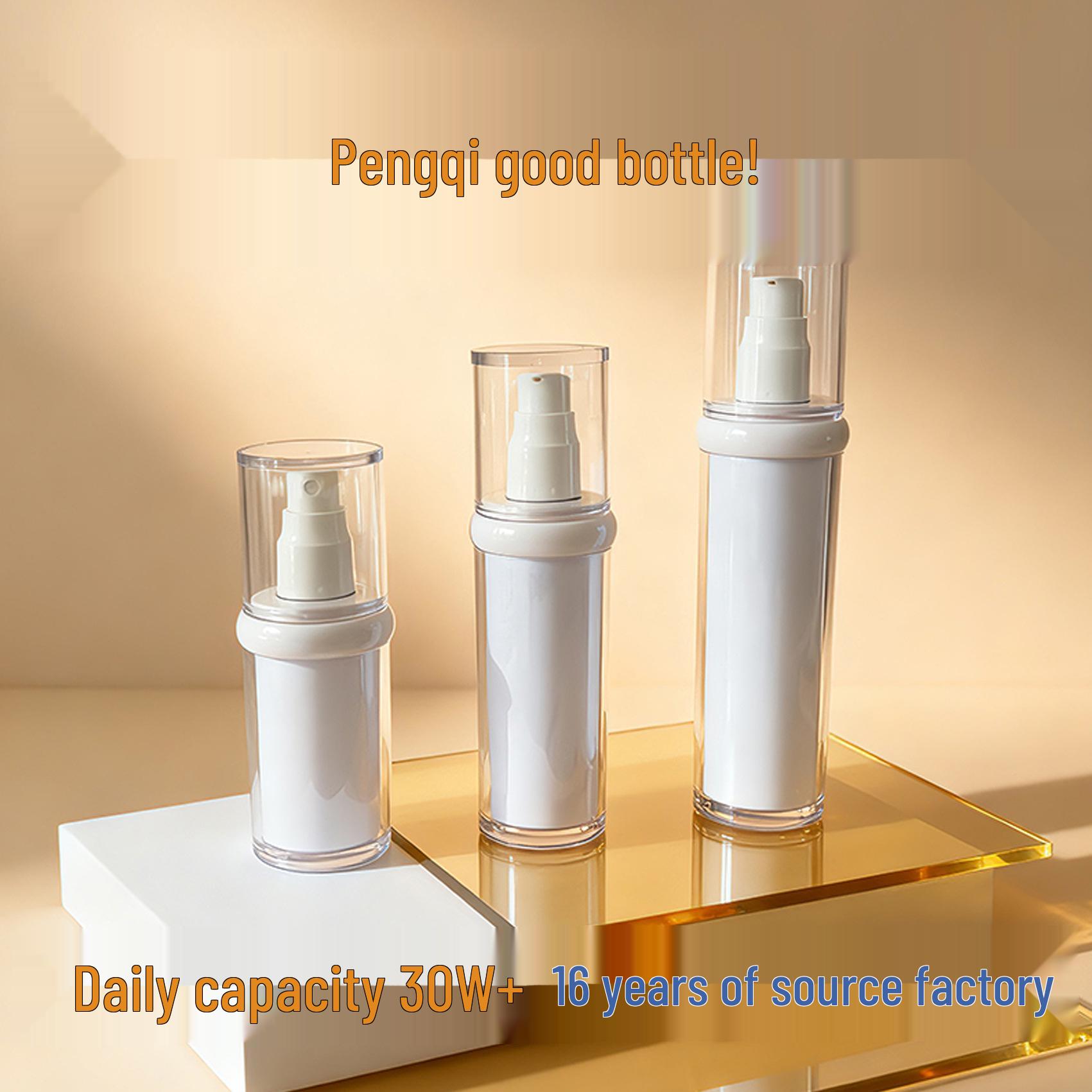 Gradient 50ml Refillable Travel Cosmetic Spray Bottles 50ml White PET