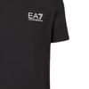 Emporio Armani EA7 SS23 Letter Logo Printed Mesh Short Sleeve T-Shirt Men tops Black 8NPT22-PJEMZ-1200