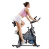 Exercise Bike QK116C, 6KG Flywheel, Adjustable Seat & Handlebar, LCD Monitor, Black-Red, 120KG Max Load Cycling Bikes For Home