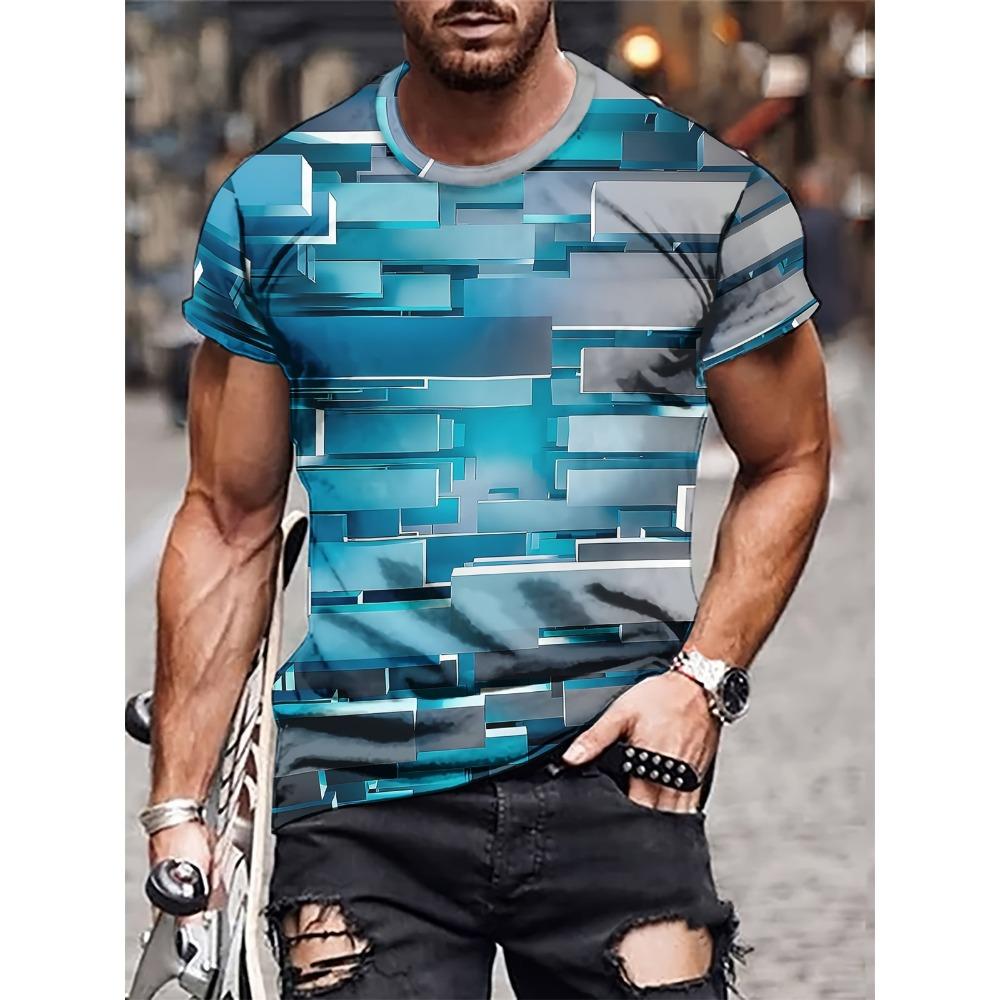 Printed clothes, short sleeved T-shirt, round neck T-shirt, casual outdoor T-shirt