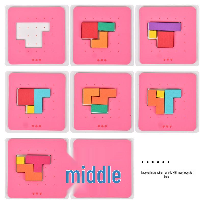 Quick-Thinking Parent-Child Educational Puzzle & Building Blocks Game