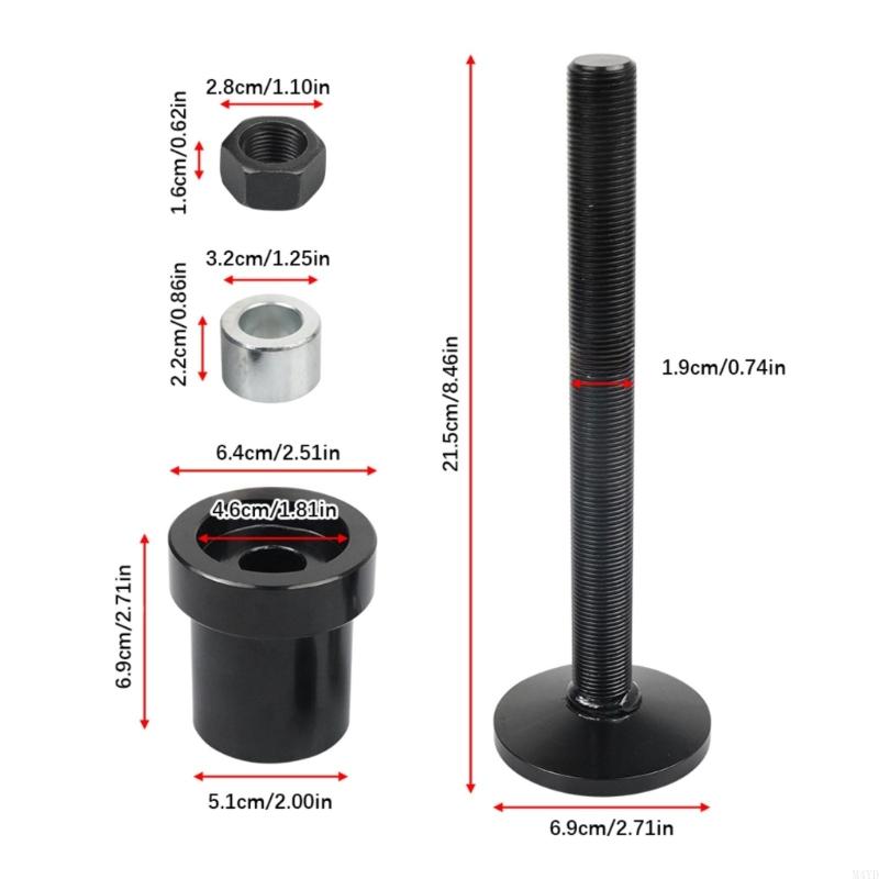 Axles Seal Installer Tool High Compatibility for Multiple Vehicles Durability Aluminum Alloys Construction Precisions M4YD