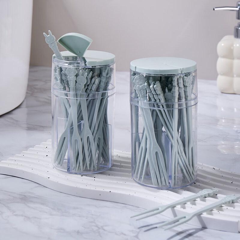 ZISIZ Disposable Fruit Fork Set