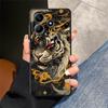 Cool Tiger Lion Black Soft Phone Cover Case for Xiaomi Redmi Note 11s 9S 12s 10S 9 10 11 12 Pro 13 14 Plus 7 8