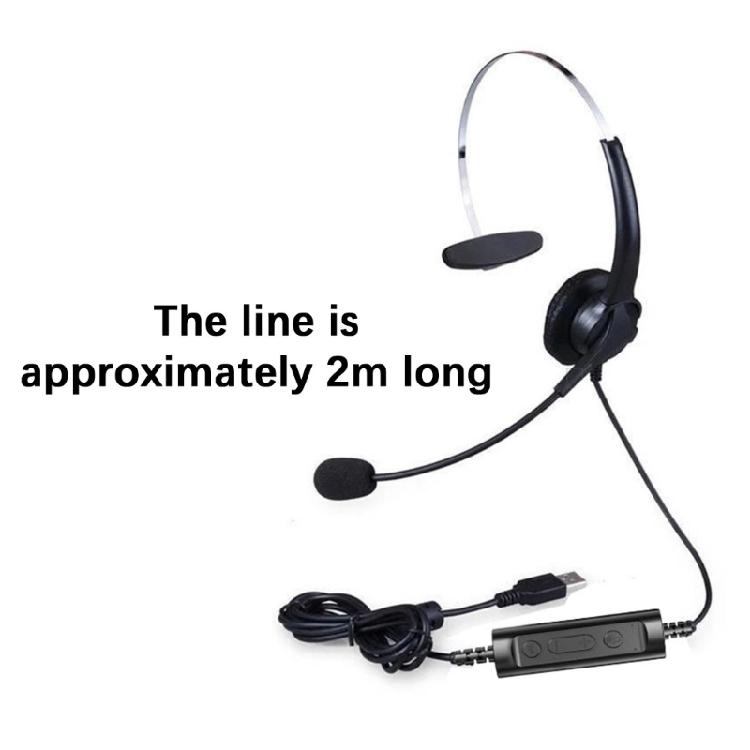 RJ9 Headset with Microphone Noise Cancelling RJ9 Headphone for Computer Laptop PC Business Call Center Office