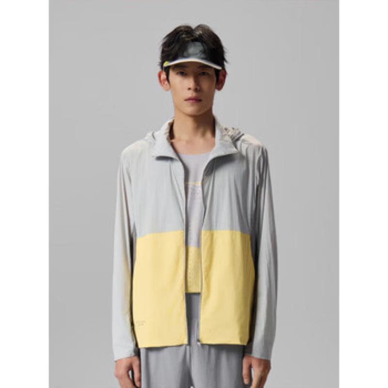 SAUCONY Мужская классическая тренировочная куртка с капюшоном в стиле пэчворк S