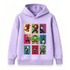 Kids Boys Girls Pullover Hoodie, Cute Superhero Cartoon Printed Long Sleeve Casual Sweatshirt, Comfortable Hooded Top for Daily Wear and Party Gift