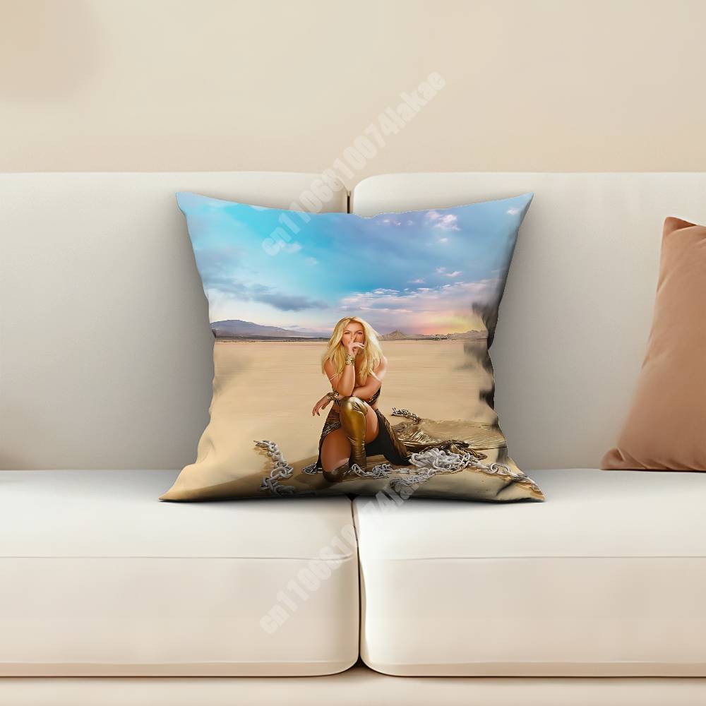 BBritney SSpears Pop Princess Pillow Cover Sofa Couch Cushion Case Home Living Room Decoration
