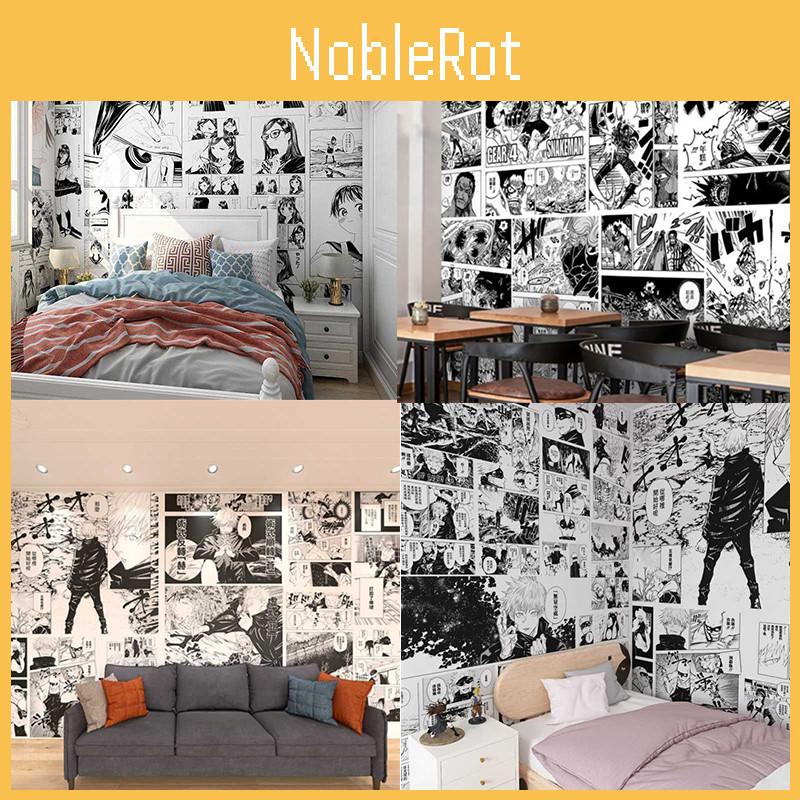 Japanese Popular Anime Self-adhesive Wall Stickers Wallpaper For Vibrant Room Decoration