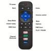 2 Pack Roku TV Replacement Remote Control for TCL Hisense Onn Philips Smart TV Not Compatible with Roku Stick and Box
