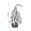 Small Snow Christmas Tree Christmas Tabletop Centerpieces With Wooden Base Snow Christmas Trees For Christmas Winter Home Shelf