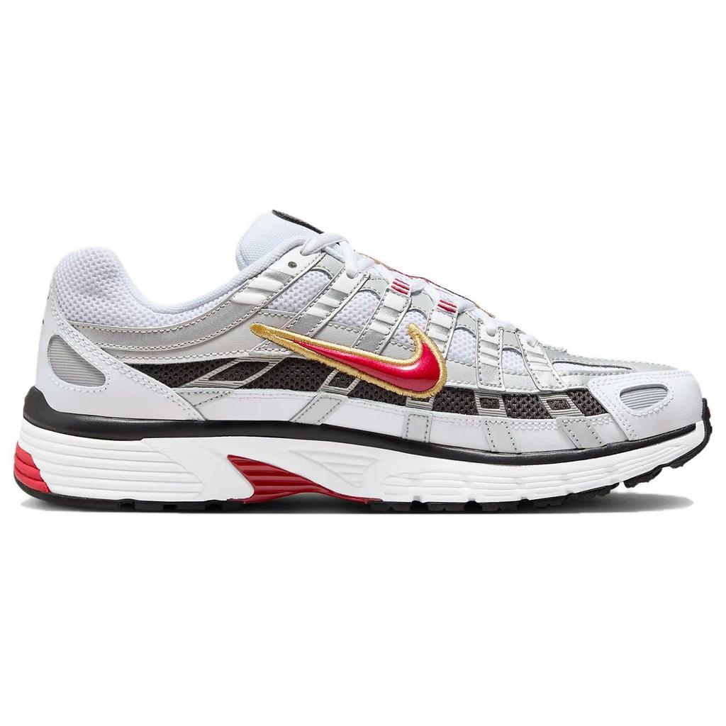 Nike P-6000 Platinum Varsity Red Unisex Sneakers White Metallic-Platinum CD6404-102