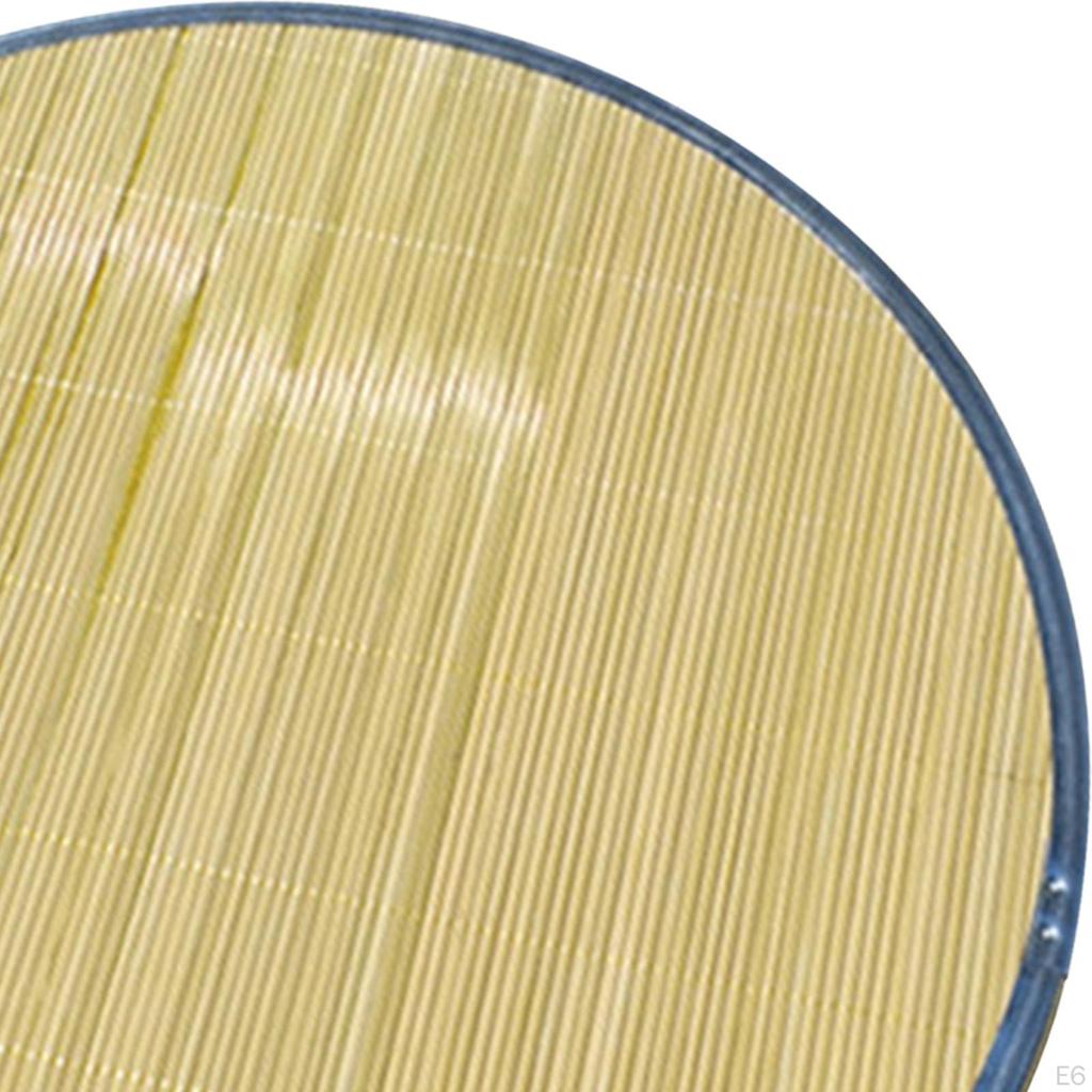 Dumpling Tray Bamboo Serving Holder Food Curtain Round for