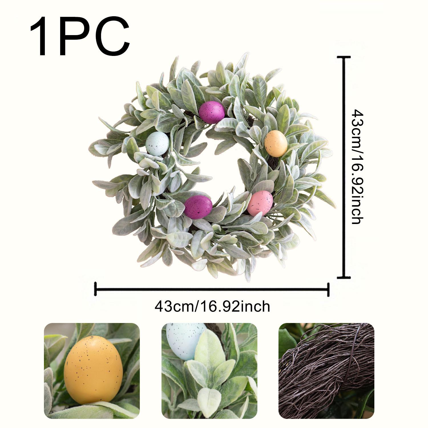 

Весняний Великодній Вінок на Двері Декорація