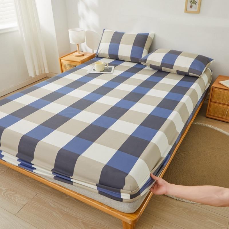 

New cloud cotton mattress single-piece sheet mattress mattress protective cover dust cover non-slip all-inclusive three-piece set a pair of pillowcases