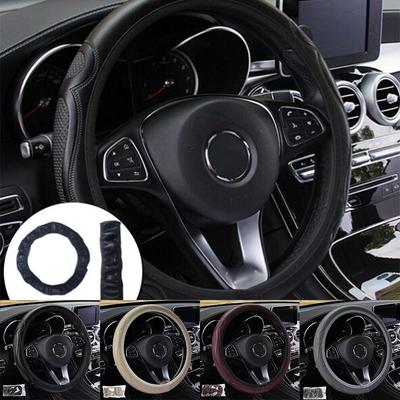 1 Stück Universal Auto Auto Lenkradbezug Leder Atmungsaktiv Anti-Rutsch 38cm
