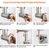 Meat Grinder Attachment Stainless Steel Meat Grinder Accessory Versatile Meat Grinder Plate Must Have Tools for Kitchen