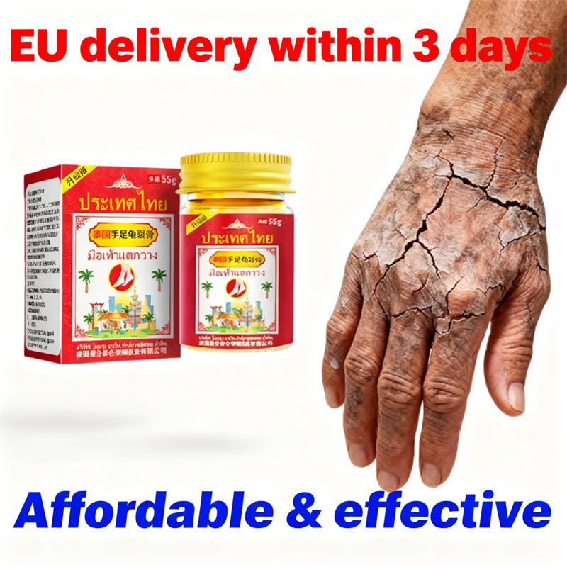 Autentyczny Tajski Krem na Pękające Pięty - Leczy Suchą Skórę, 55g Maść do Naprawy Dłoni i Stóp
