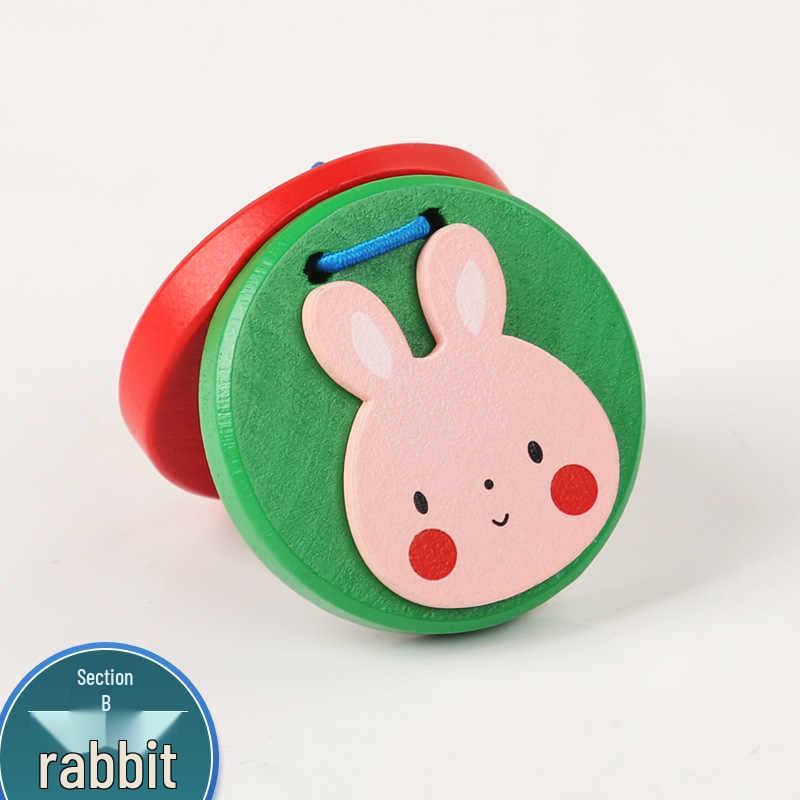 Animal Orff Wooden Castanets - Early Education Children's Percussion Toy