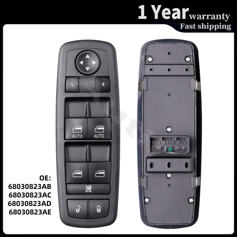 68030823AB Master Window Switch Front Left 11Pin for Jeep Grand Cherokee & Dodge Durango 2011-2013 Car Replacement Accessories