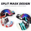 Brille Maske Radfahren Skimaske Blendschutz Anti-UV Outdoor-Brille Winddicht Multifunktion