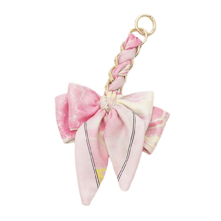 Distinctive Bowknot Handbag Accessory Stylish Bag Chain with Butterfly Detailing