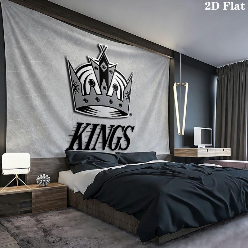 Los Angeles Kings Wall tapestry, aesthetic printed fabric blanket, suitable for bedroom, living room, and home decor.