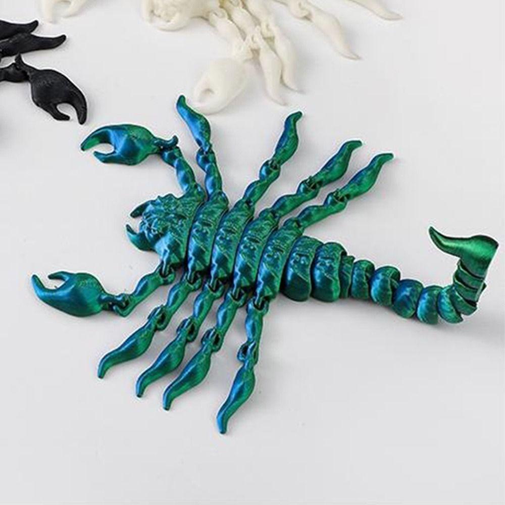 Articulated 3D Printed Scorpion Realistic Decorative Scorpion Figures  Landscaping Decoration