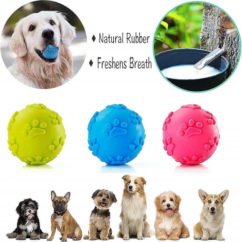 Dog Toy Balls,Sound Toy Balls,Dog Toy Chew Ball,Puppy Molar Teeth Cleaning Ball,for Small and Medium Dogs