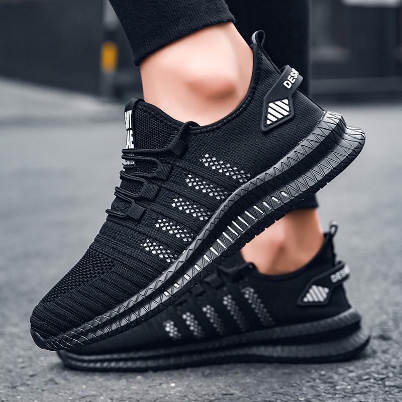 2024 Neuheiten Sommer Mesh Leichte Vulkanisierte Schuhe Herren Walking Sneaker Herren Freizeitschuhe Sneaker Zapatillas Hombre