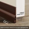 1PC 1m/39.37inch Door Bottom Seal Strip Self-adhesive Anti-shedding Thicken Windproof Anti-Cold Door Gap Weather Strip